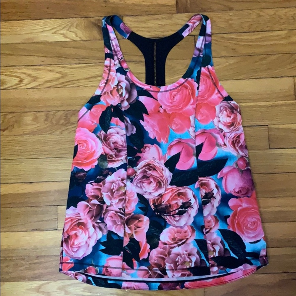 Lululemon Secret Garden Lightened Up Singlet